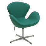 Sillón SW NEW, tapizado similpiel turquesa