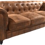 CHESTER sofa, 3 seater, vintage imitation leather
