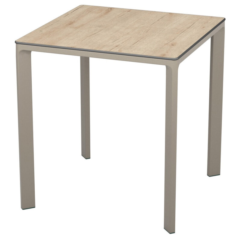 mesa para hosteleria , cuadrada con tablero