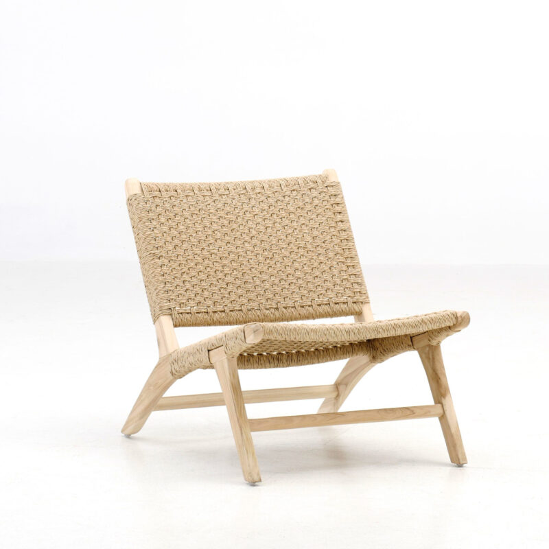 sillón lounge de terraza nibo (robin de almar garden) primer plano