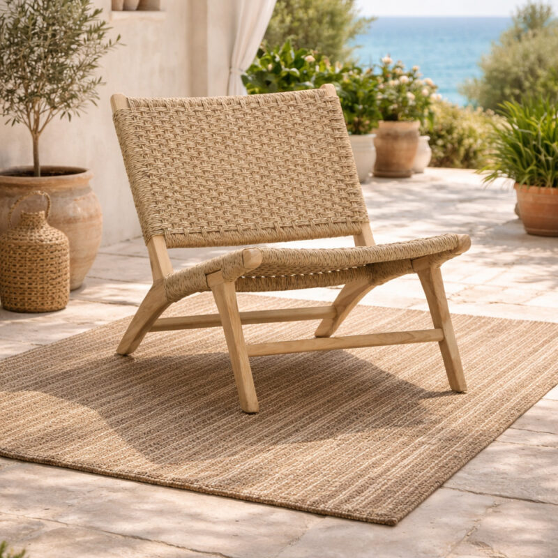 Sillón Lounge (Robin Almar Garden) para exterior, en terraza