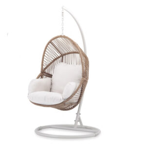 silla colgante jardín de rattan para jardines y terrazas